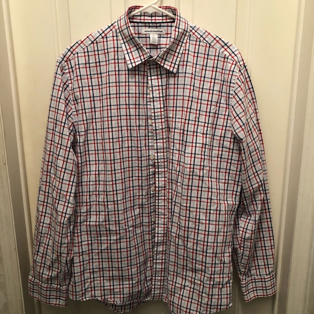 Red White and Blue Button Down